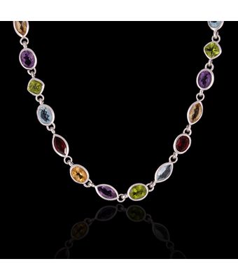 Choker Rainbow Prata 925 - MANTOAN LOJA