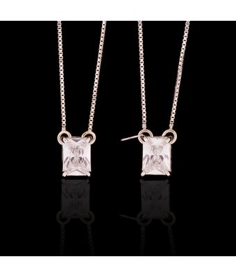 Escapulário Zircônia Incolor 6x9mm Prata 925 ... - MANTOAN LOJA