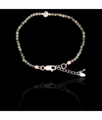 Pulseira Pedra Natural Jade Africana Sextavad... - MANTOAN LOJA