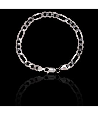 Pulseira Elos Grumet 8mm Prata 925 - MANTOAN LOJA