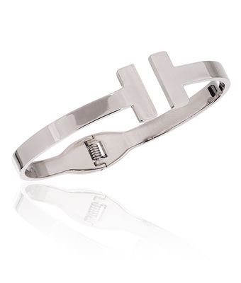 Pulseira T Grossa 1,1 x 0,6 cm Aço Inox Nique... - MANTOAN LOJA