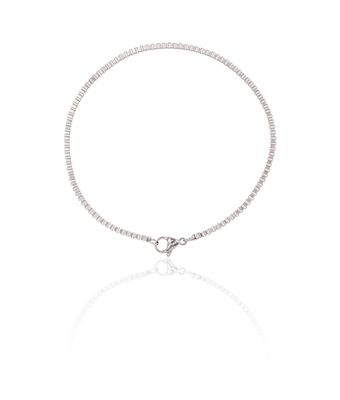 Pulseira Veneziana 2mm Aço Inox Níquel - MANTOAN LOJA