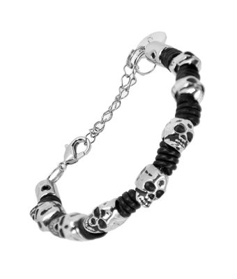 Pulseira Masculina Caveira - MANTOAN LOJA