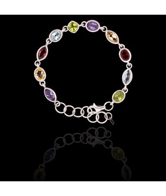 Pulseira Rainbow Prata 925 - MANTOAN LOJA