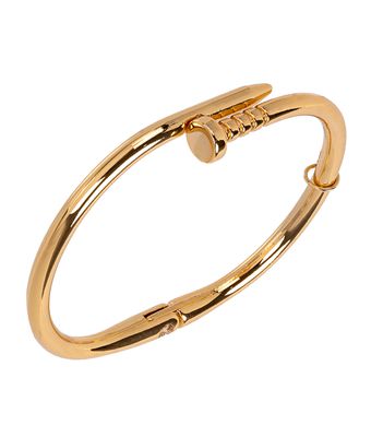 Pulseira Prego Zamak Dourado - MANTOAN LOJA