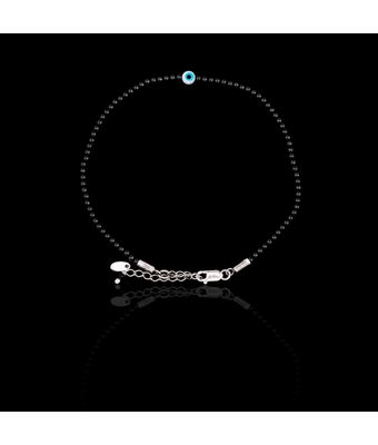 Pulseira Pedra Natural Ônix Negra 2mm com Min... - MANTOAN LOJA