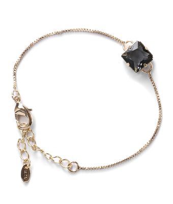 Pulseira Pedra 8x8 Preto Ouro - MANTOAN LOJA