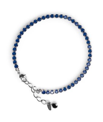 Pulseira Zircônia Marinho Fina RB - MANTOAN LOJA