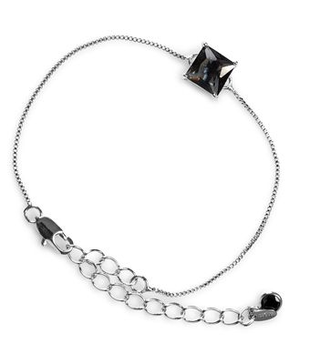Pulseira Zircônia Fumê 8x8mm RB - MANTOAN LOJA