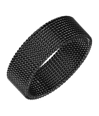 Anel Mola Aço Inoxidável Preto - MANTOAN LOJA