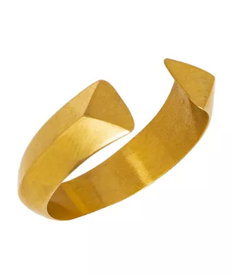 Anel Isósceles Aço Inox Dourado - MANTOAN LOJA