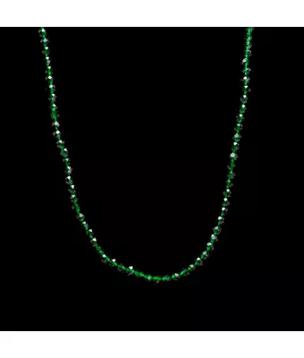 Colar Pedra Natural Espinélio Esmeralda 2mm C... - MANTOAN LOJA
