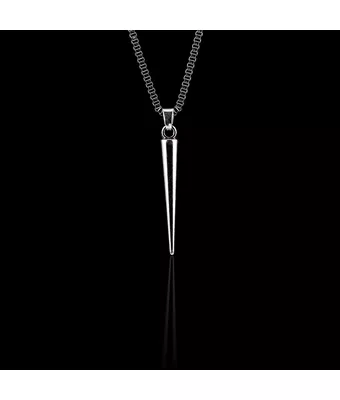 Colar Spike Aço Inox Níquel - MANTOAN LOJA