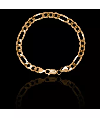 Pulseira Elos Grumet 7mm Prata 925 Banhada a ... - MANTOAN LOJA