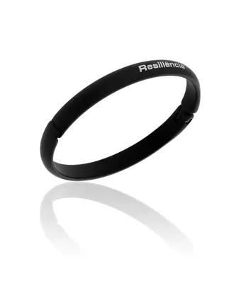Pulseira Resiliência Zamak Preto - MANTOAN LOJA