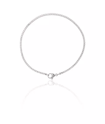 Pulseira Veneziana 2mm Aço Inox Níquel - MANTOAN LOJA