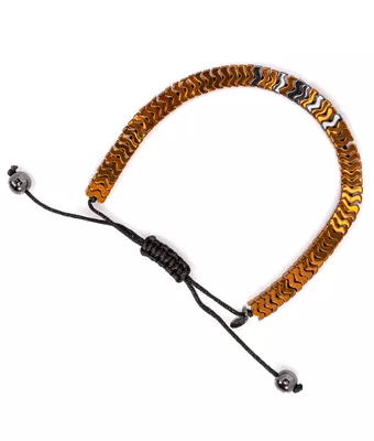 Pulseira Hematita Bronze 6mm Regulável - MANTOAN LOJA