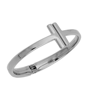 Bracelete T Mola Zamac Níquel - MANTOAN LOJA