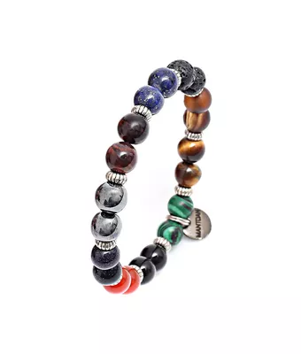 Pulseira Pedra Natural Chakras 8mm - MANTOAN LOJA