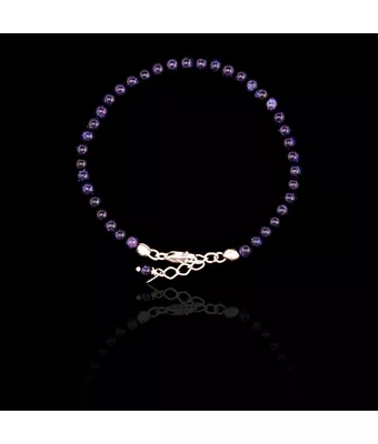 Pulseira Pedra Natural Esfera Estrela Prata 9... - MANTOAN LOJA