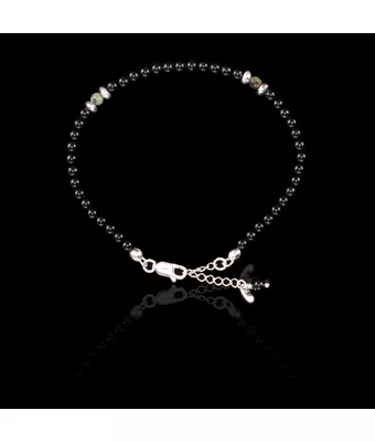 Pulseira Pedra Natural Ônix Negra / Olho de T... - MANTOAN LOJA