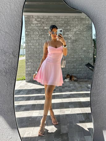 Vestido Rosa Tita - SUBLIME 