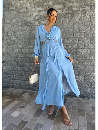 Vestido Azul Shan - SUBLIME 