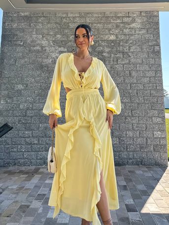 Vestido Manteiga Shan - SUBLIME 