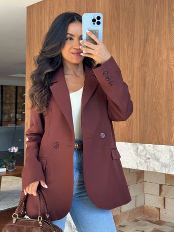 Blazer Over Marrom Glow - SUBLIME 