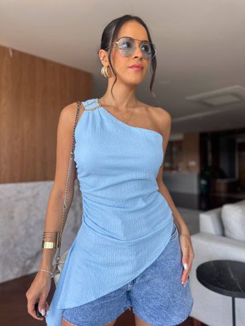 Blusa Azul Loni - SUBLIME 