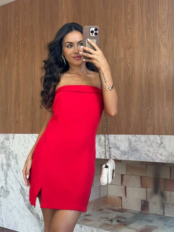Vestido Curto Vermelho Eva - SUBLIME 