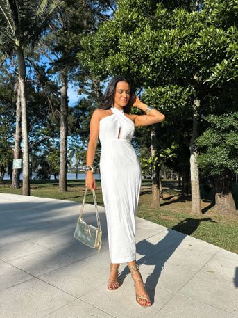 Vestido Midi Off Tiana - SUBLIME 