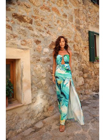 Vestido Midi Tropical - SUBLIME 