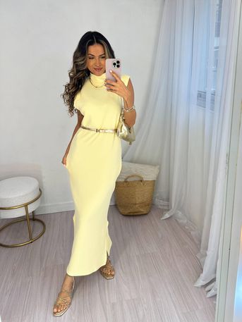 Vestido Bella Butter Yellow - SUBLIME 