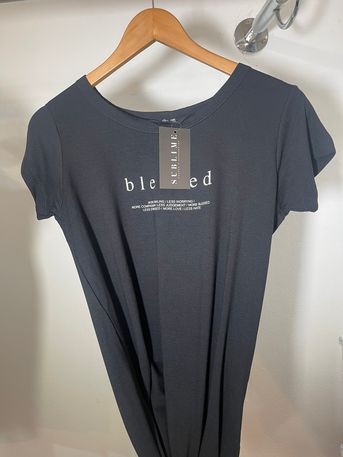 T-shirt Blessed Preta - SUBLIME 