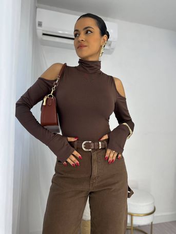 Body Marrom Sandy - SUBLIME 