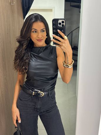 Blusa Elene Preta - SUBLIME 