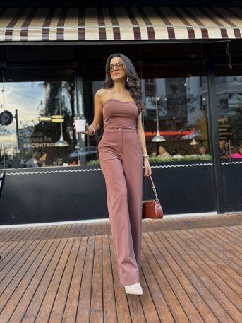 Conjunto Alfaiataria Marrom Fany - SUBLIME 