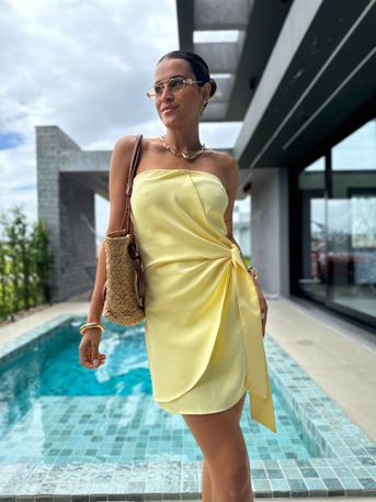 Vestido Butter Yellow Helene - SUBLIME 