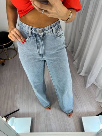 Calça Wide Leg Jeans Jasmine - SUBLIME 