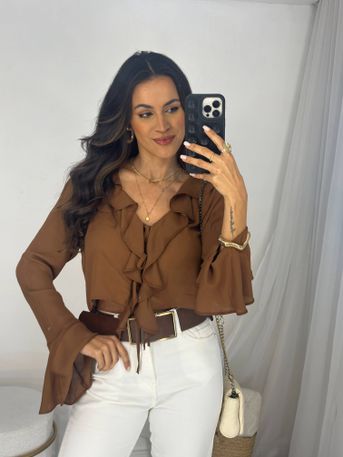 Bata Marrom Leila - SUBLIME 