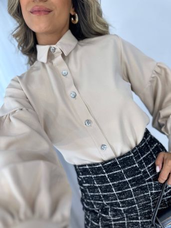 Camisa Marina Nude - SUBLIME 