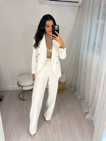 Calça Wide Leg Alfaiataria Pamy - SUBLIME 