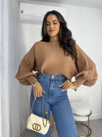 Blusa tricot Wendy Nude - SUBLIME 
