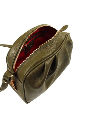 Bolsa Cátia Couro Militar