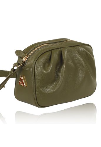 Bolsa Cátia Couro Militar