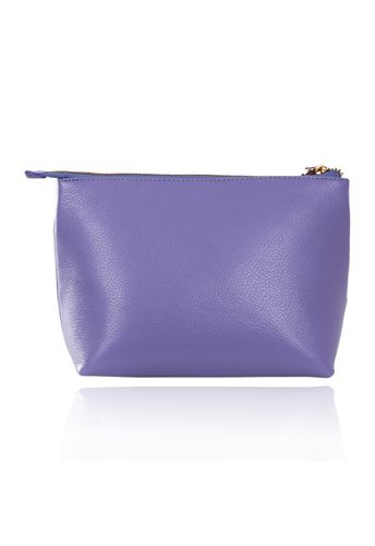 Necessaire Couro Lavanda