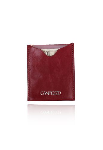 Carteira Slim Couro Vinho