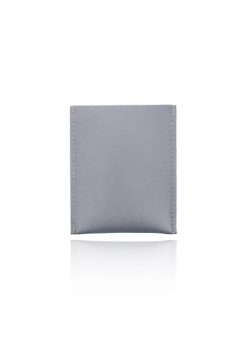 Carteira Slim Couro Cinza