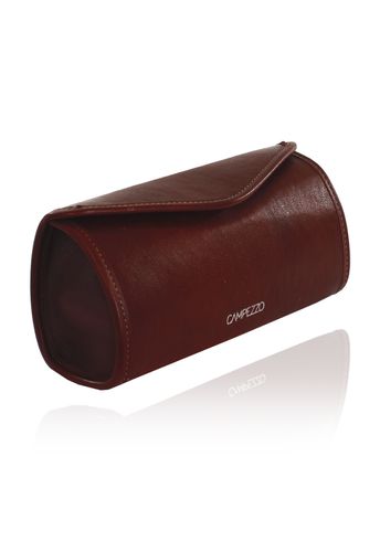 Estojo/Clutch Couro Marrom